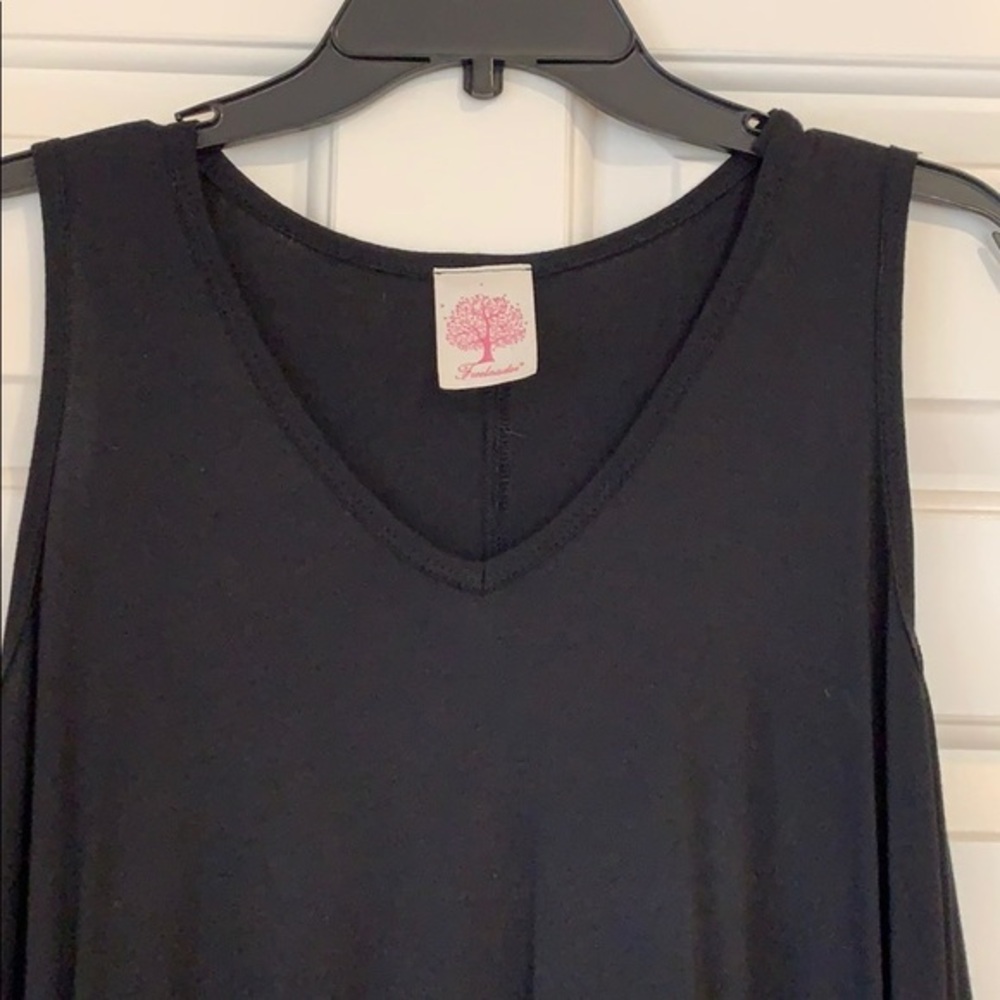 Freeloader Black long top size M loose style